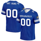 Custom Royal Indianapolis Personalized Authentic Football Jersey FBJ02-D020256-26