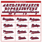 Custom White Red Jersey MaxSoul Shoes and Hat Combo Offer Personalized ZH-D0b0088-a