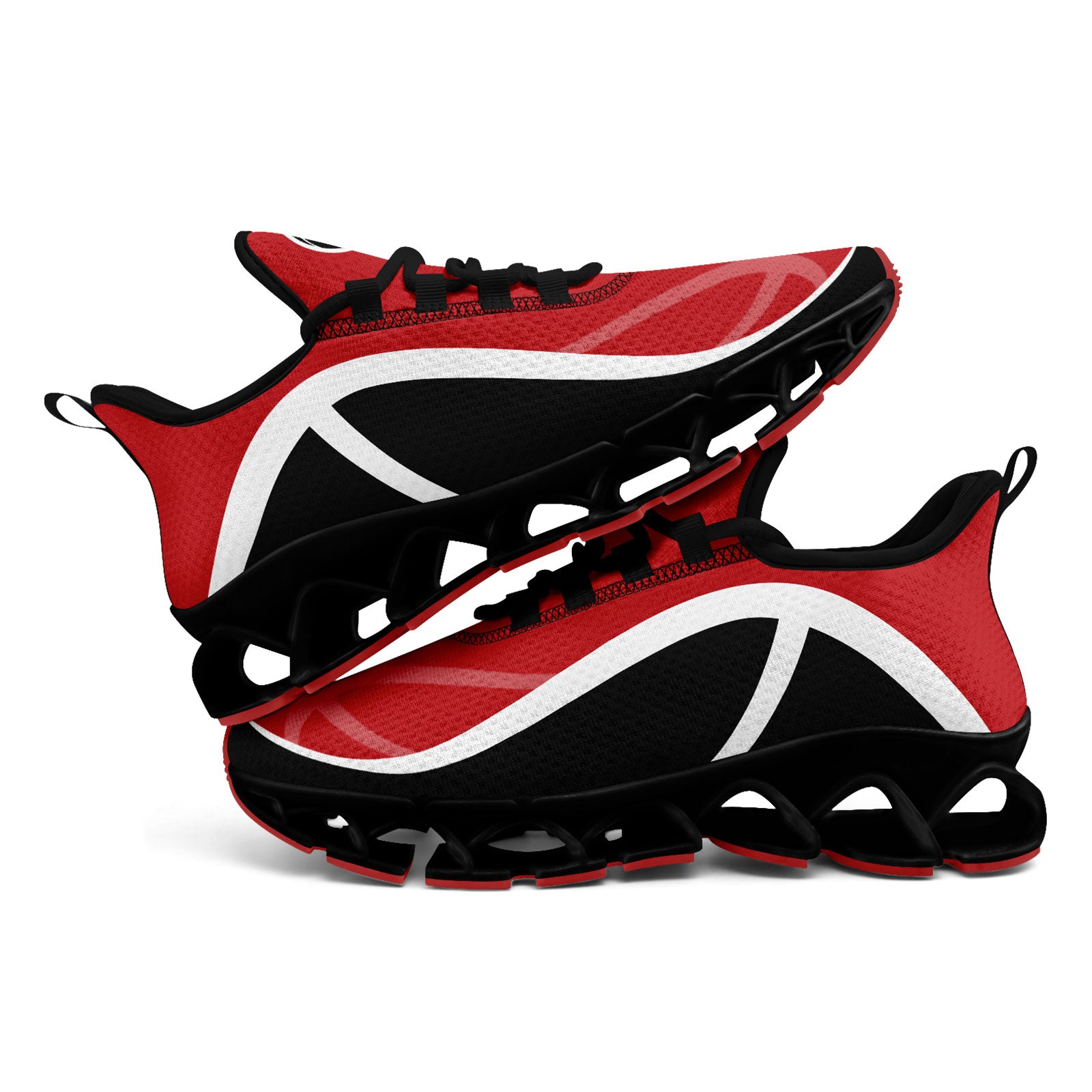 Custom Red Black Maxsoul Shoes Personalized Sneaker FN003XD-D020391-2