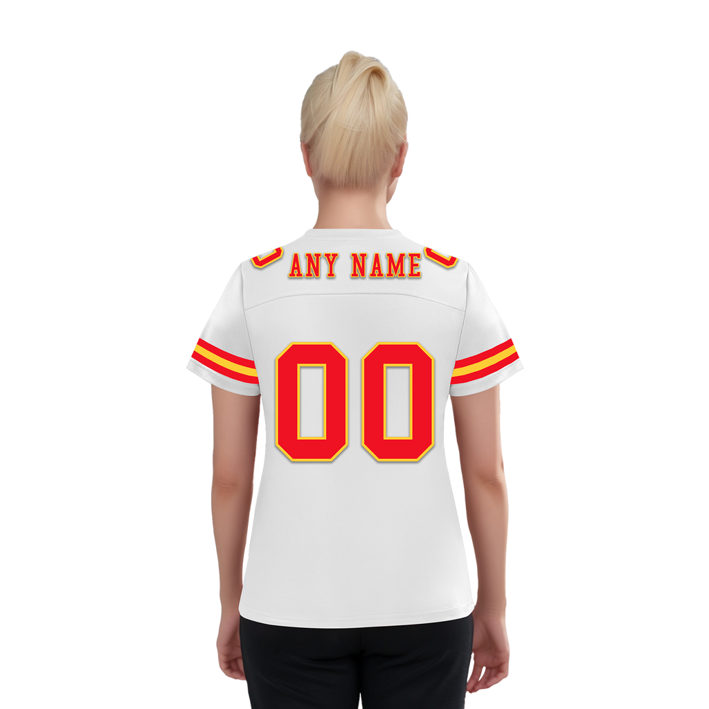 Custom White Classic Style Personalized Authentic Football Jersey FBJ02-bd0a70bd