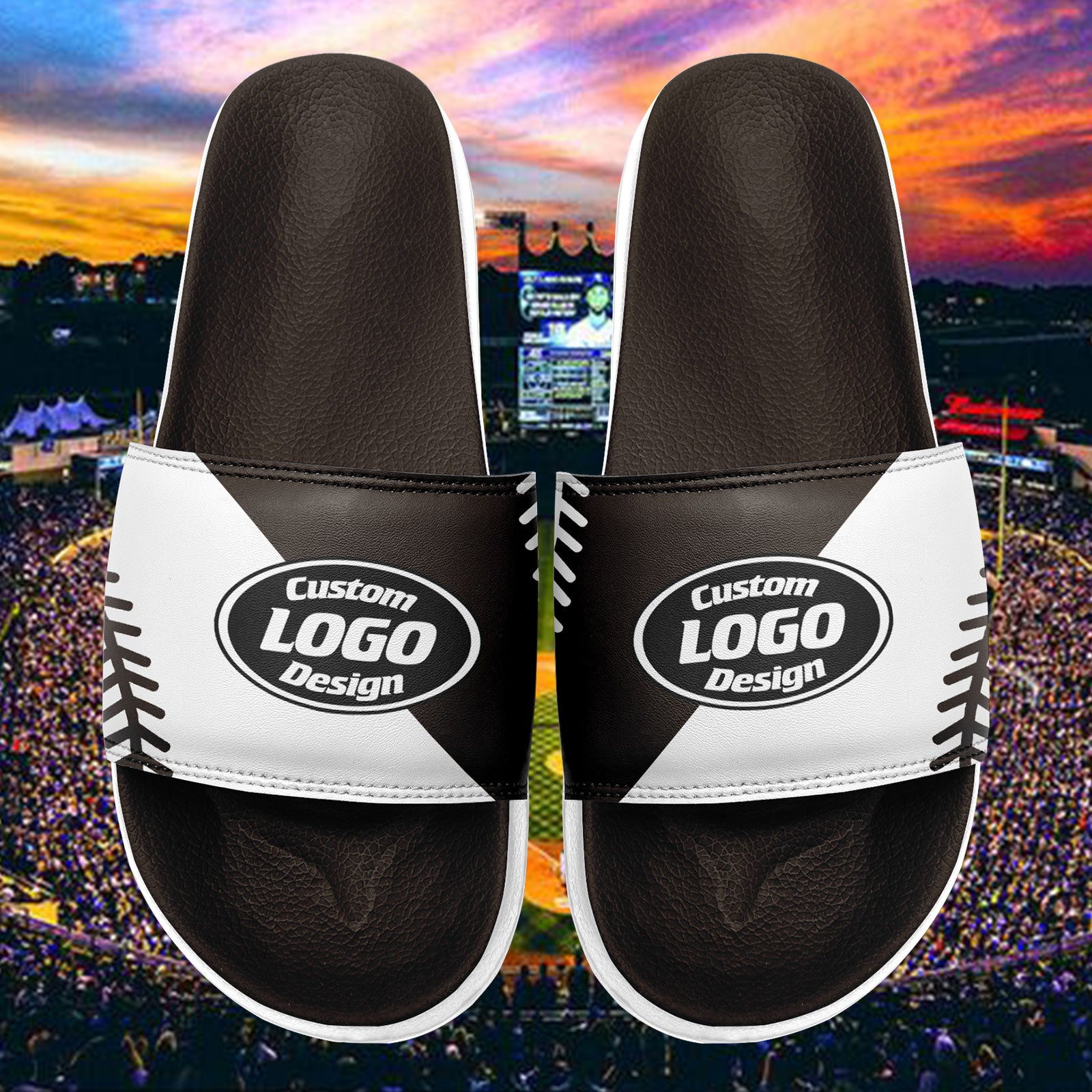 Custom Personalized Slide Sandal Shoes Personalized Sneaker FN055-E023029-23