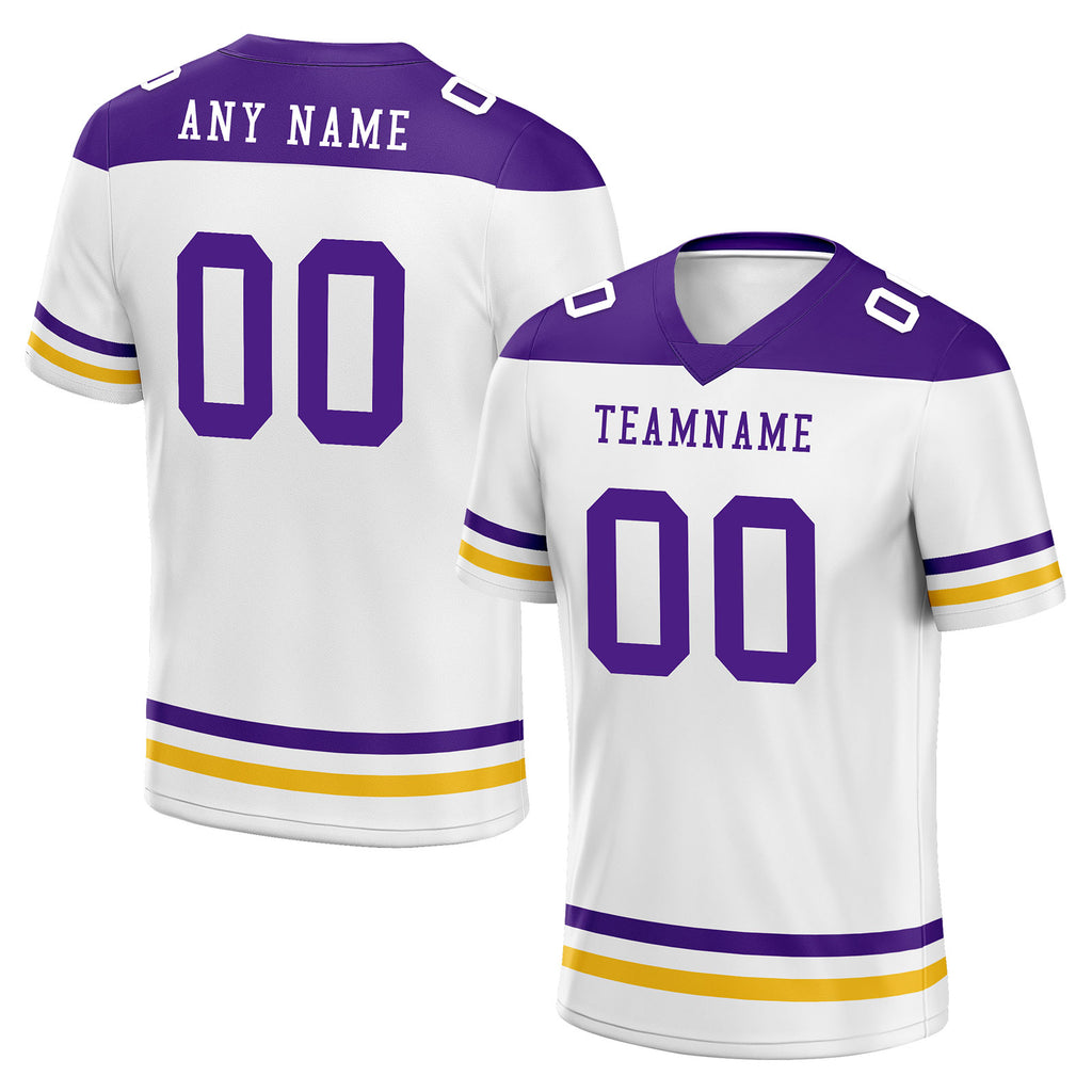 Custom Minnesota Personalized Authentic Football Jersey FBJ02-E0607-22