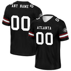 Custom Black Atlanta Personalized Authentic Football Jersey FBJ02-D020256-2