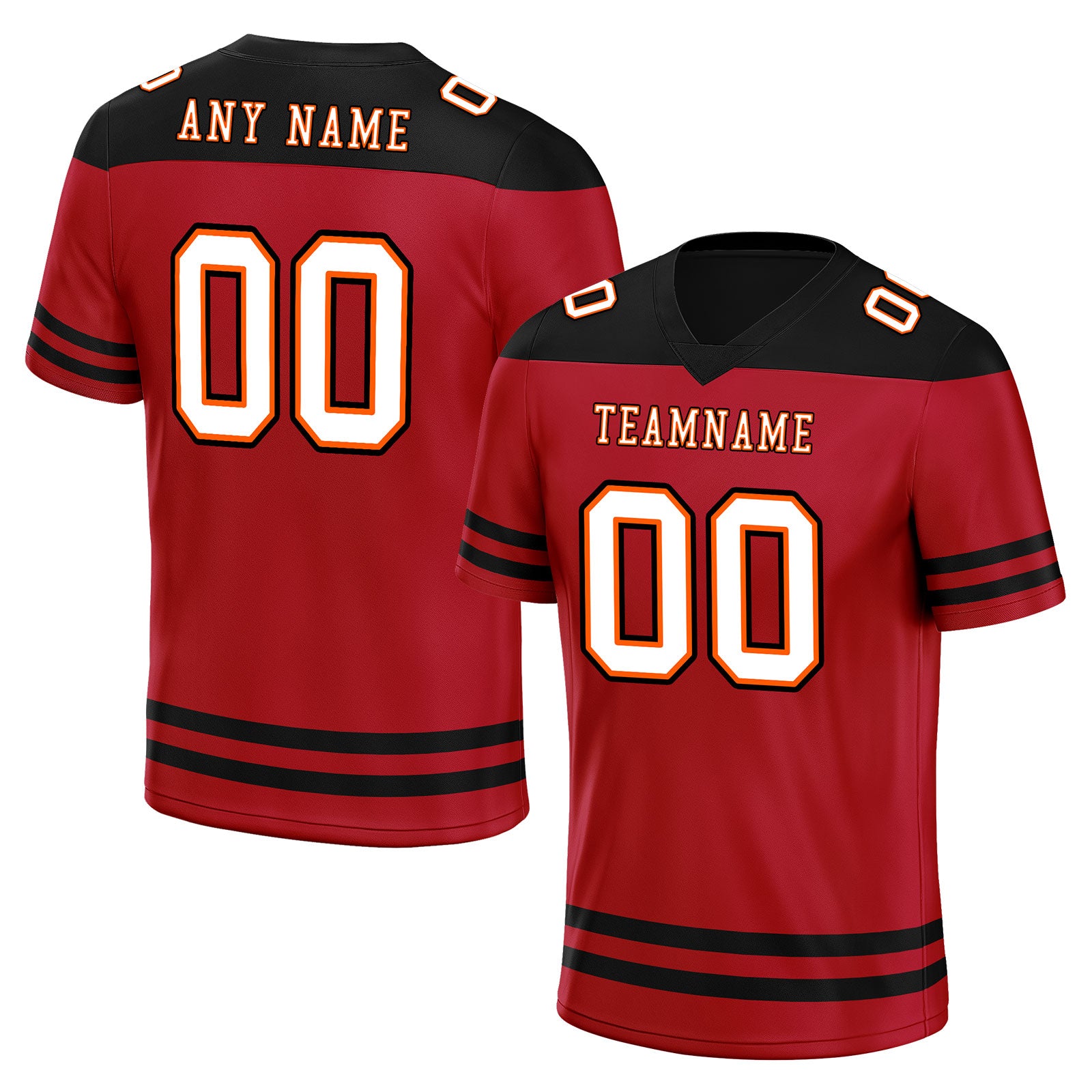 Custom Tampa Bay Personalized Authentic Football Jersey FBJ02-E0607-25