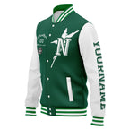 Custom Green White New York Jacket and Sports Shoes Combo Offer Personalized Combo ZH-D020294-28