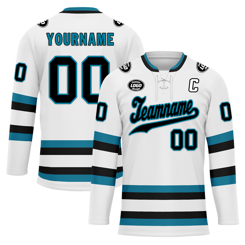 Custom White Personalized Hockey Jersey HCKJ01-D0a70c9