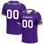 Custom Purple Minnesota Personalized Authentic Football Jersey FBJ02-D020263-17