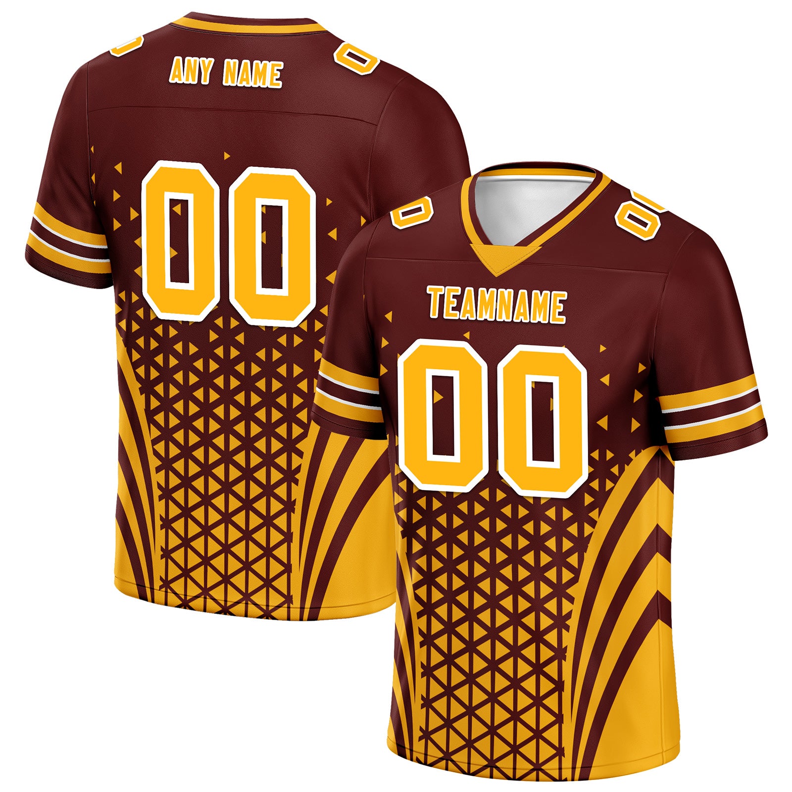 Custom Deep Red White Washington Football Jersey and Sports Shoes Combo Offer Personalized Combo ZH-D023031-31