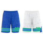 Custom Blue White Classic Style Reversible Basketball Uniform Personalized Ordinary BBJR-D017009