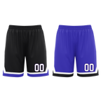 Custom Black Blue Classic Style Reversible Basketball Uniform Personalized Ordinary BBJR-D017036
