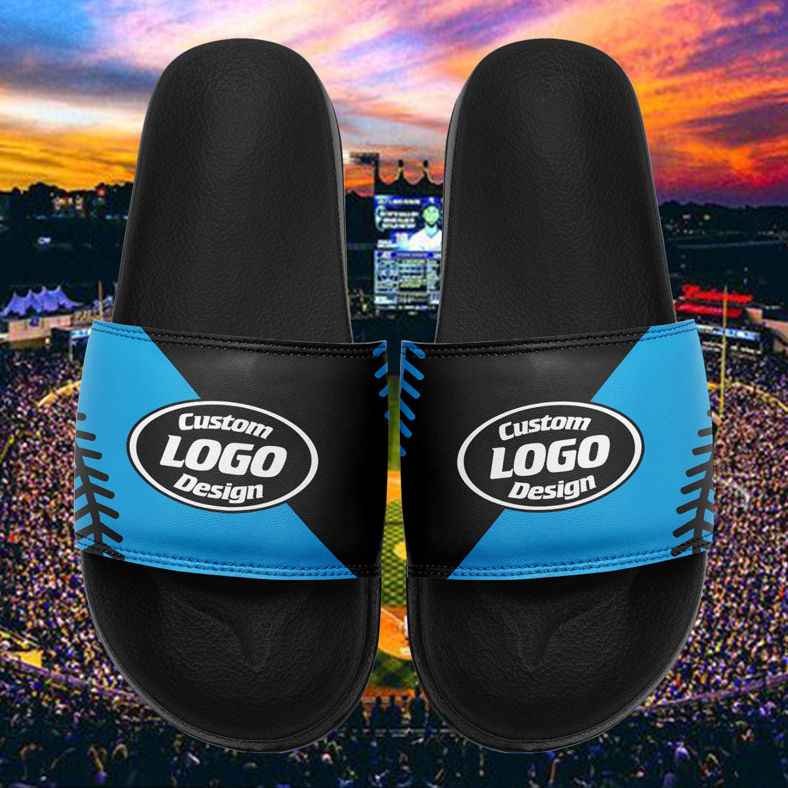 Custom Personalized Slide Sandal Shoes Personalized Sneaker FN055-E023029-16