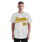 Custom White World Cancer Day Personalized Authentic Baseball Jersey BSBJ01-E06020-12