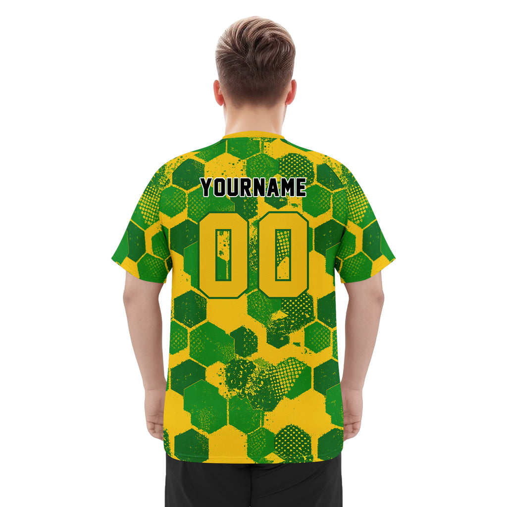 Custom Brazil 2026 World Cup Football Shirt Customized Soccer Jersey for Fans Add Your Name & Number FZ190-F027083-4