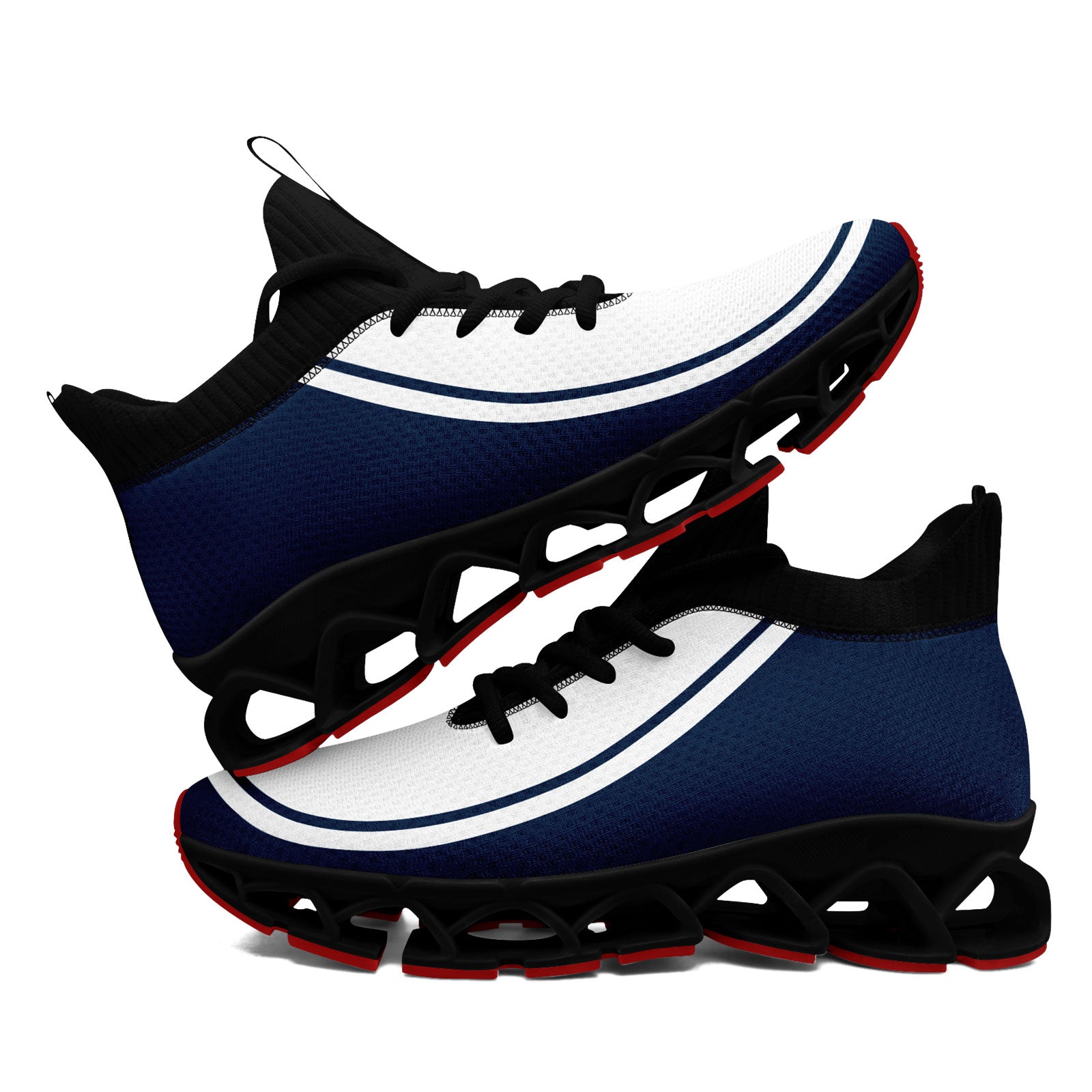 Custom Navy White Maxsoul Shoes Personalized Sneaker FN030XD-D020388-24