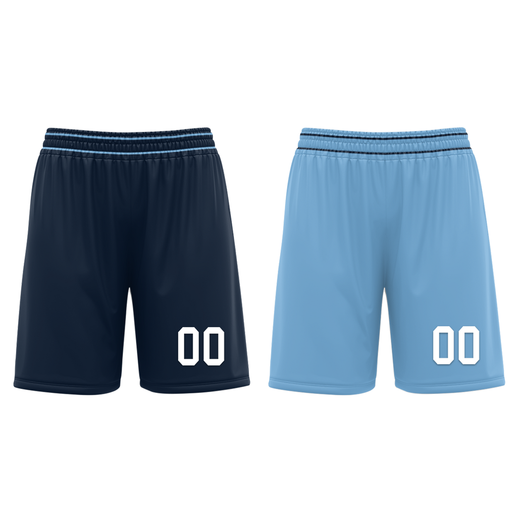 Custom Blue Classic Style Reversible Basketball Uniform Personalized Ordinary BBJR-D017032
