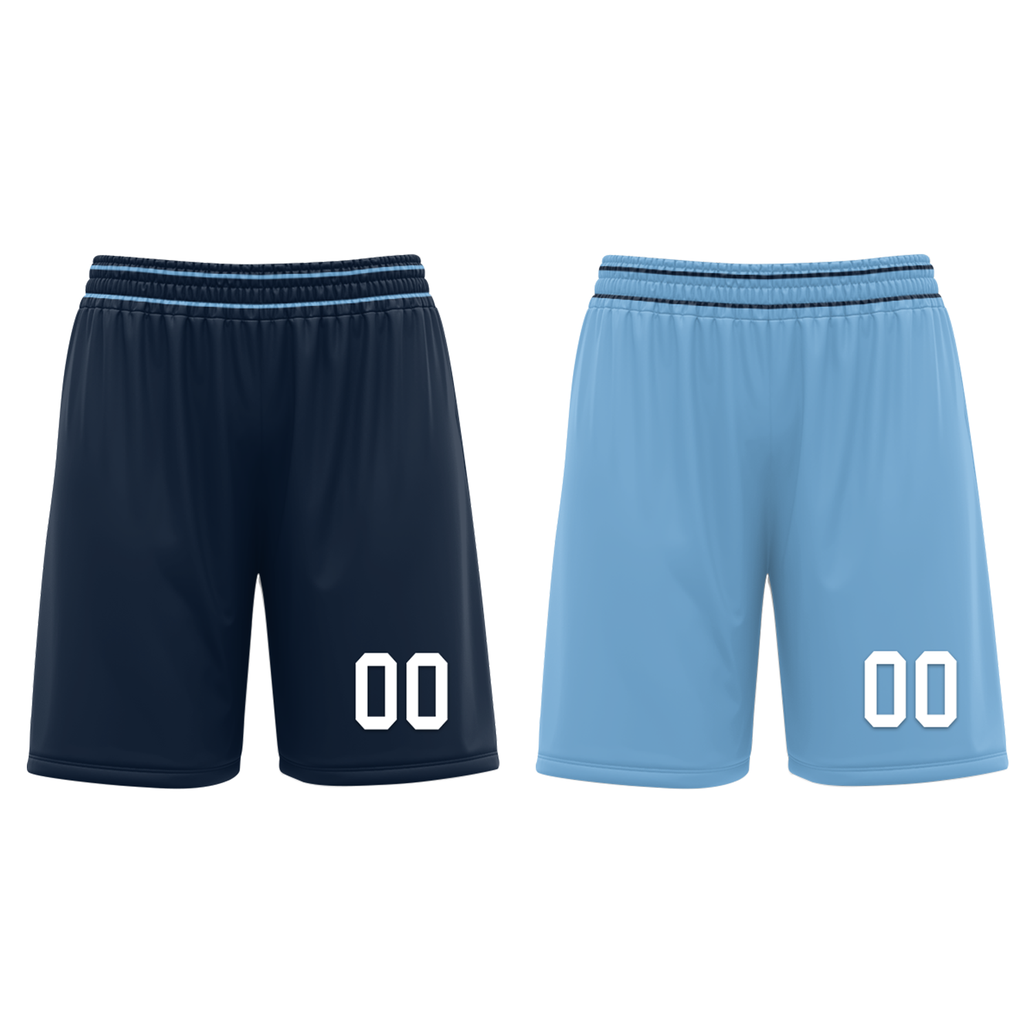 Custom Blue Classic Style Reversible Basketball Uniform Personalized Ordinary BBJR-D017032