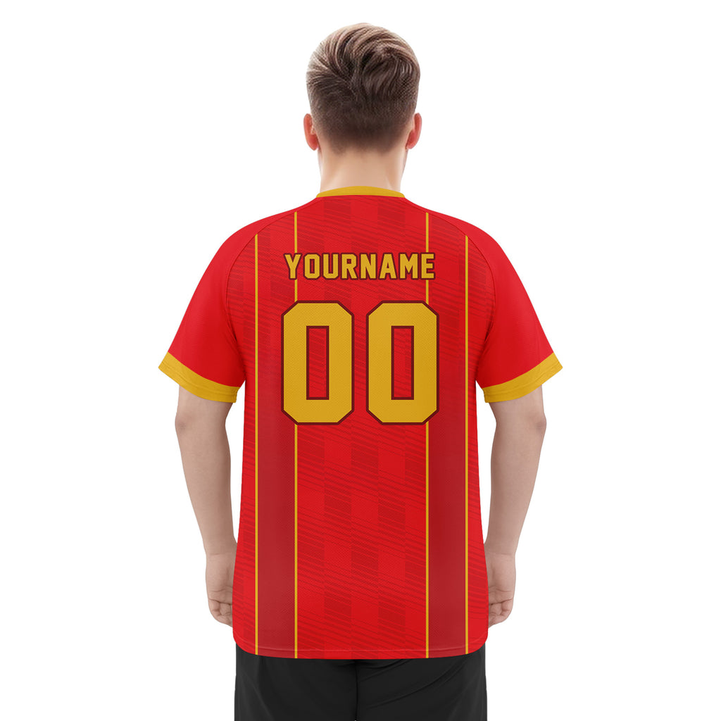 Custom Spain 2026 World Cup Football Shirt Customized Soccer Jersey for Fans Add Your Name & Number FZ190-F020047-4