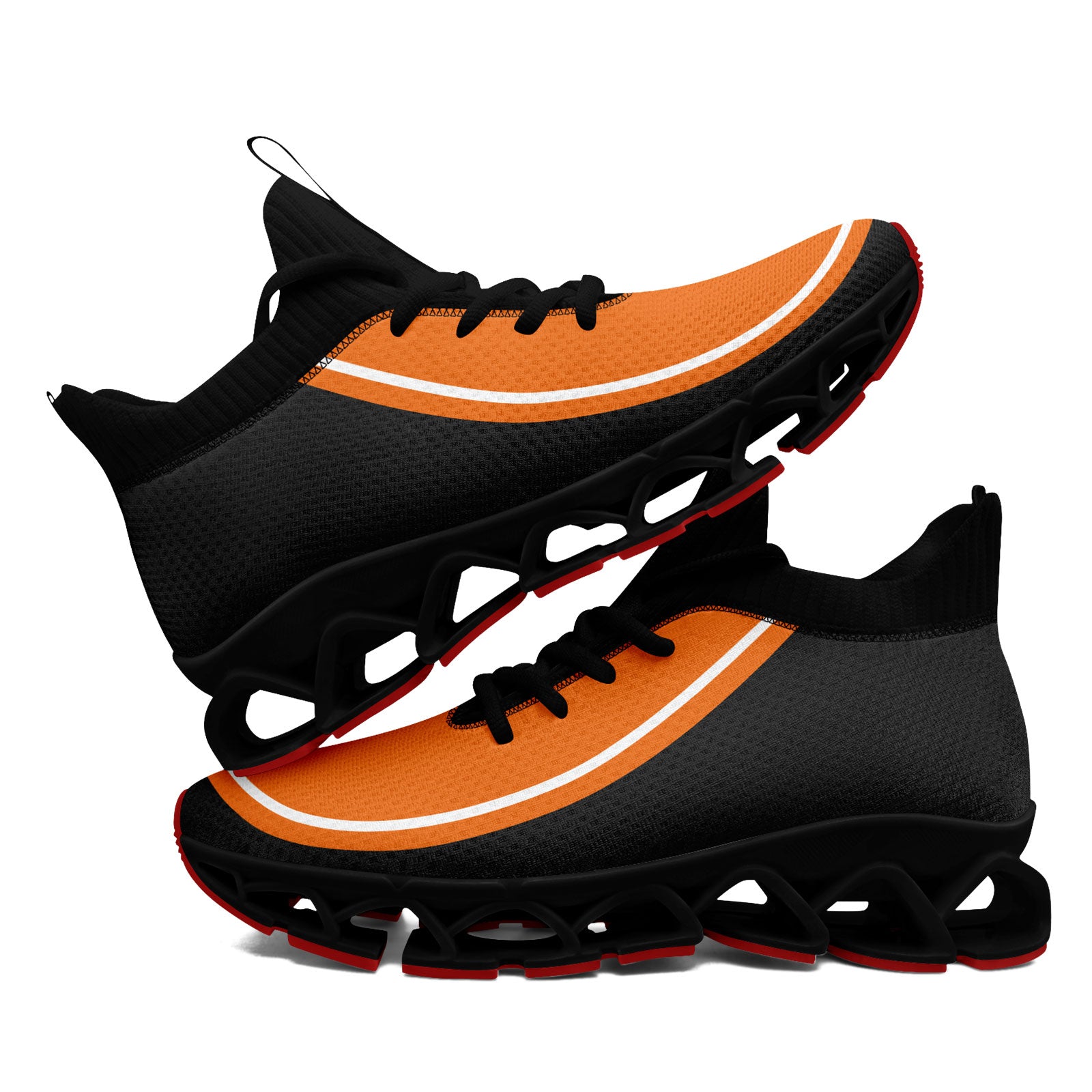 Custom Orange Dark Gray Maxsoul Shoes Personalized Sneaker FN030XD-D020388-4