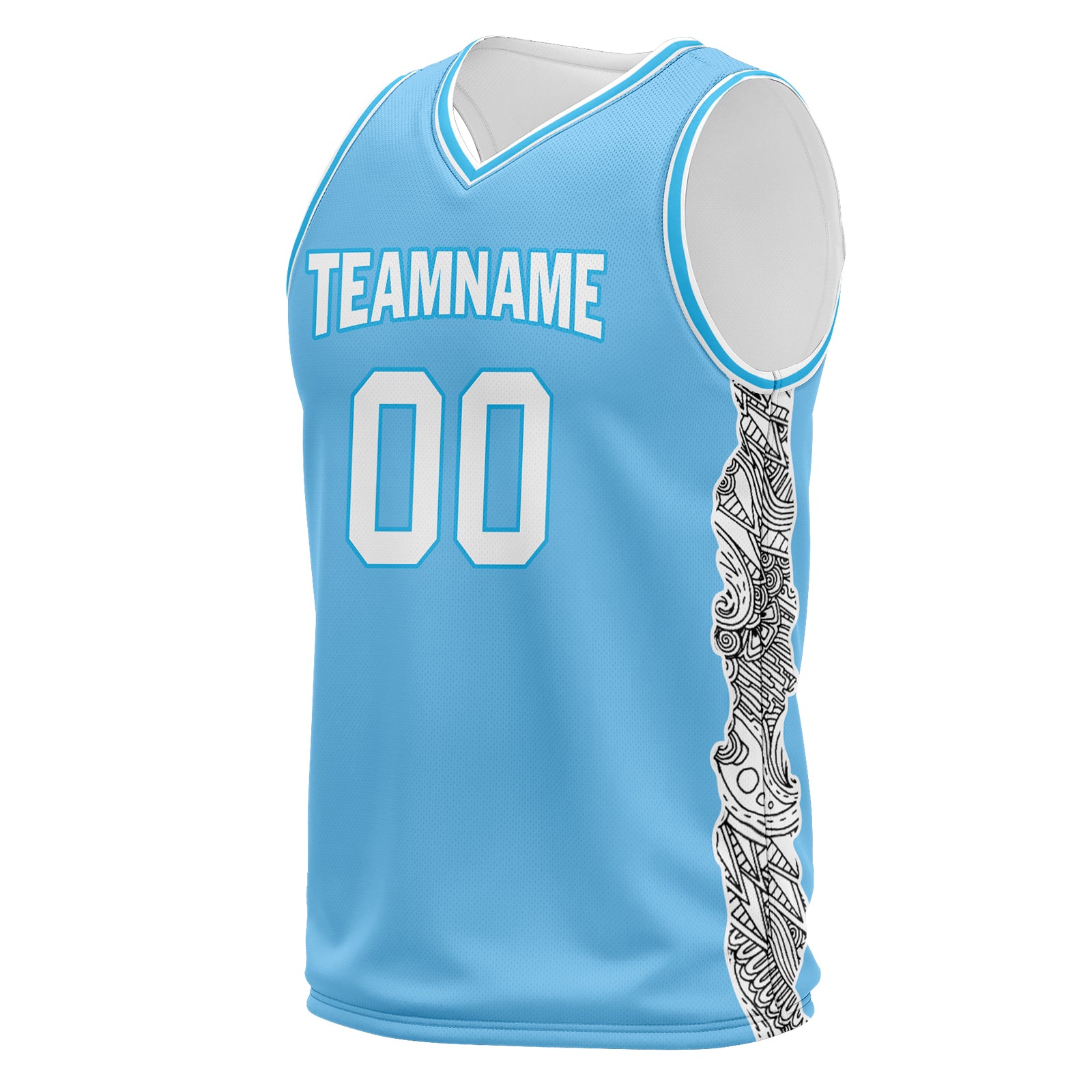 Custom Blue City Edition Personalized Sports Uniform Authentic Basketball Jersey BBJ01-D06101-6