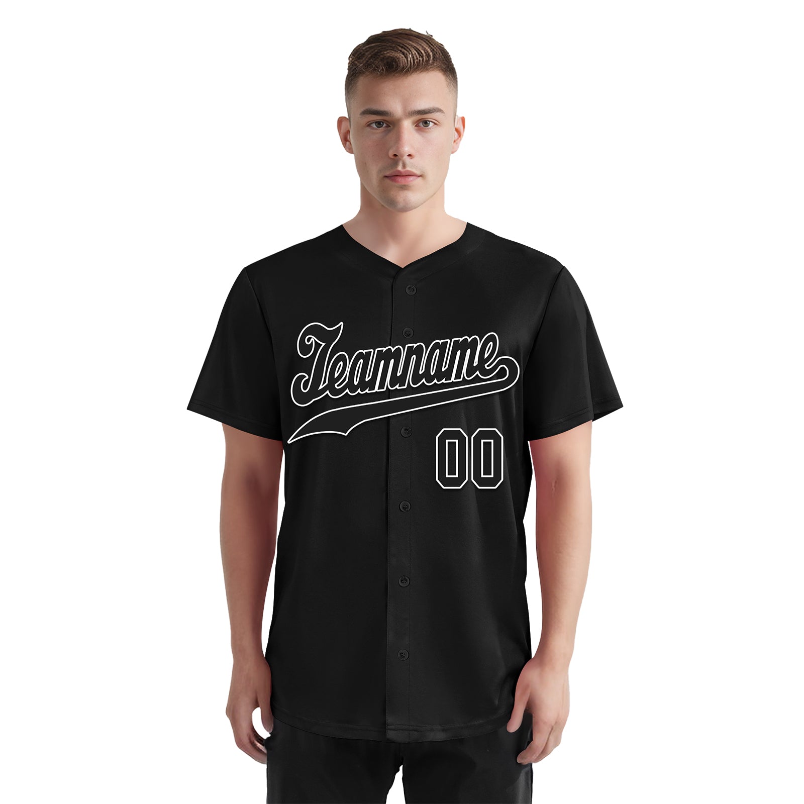 Custom Black World Cancer Day Personalized Authentic Baseball Jersey BSBJ01-E06020-14