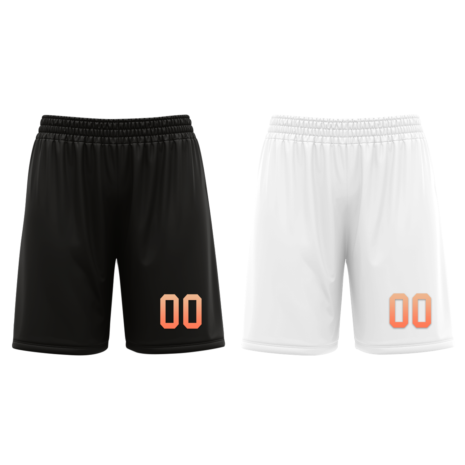 Custom Black White Classic Style Reversible Basketball Uniform Personalized COOLMAX BBJR-D017028