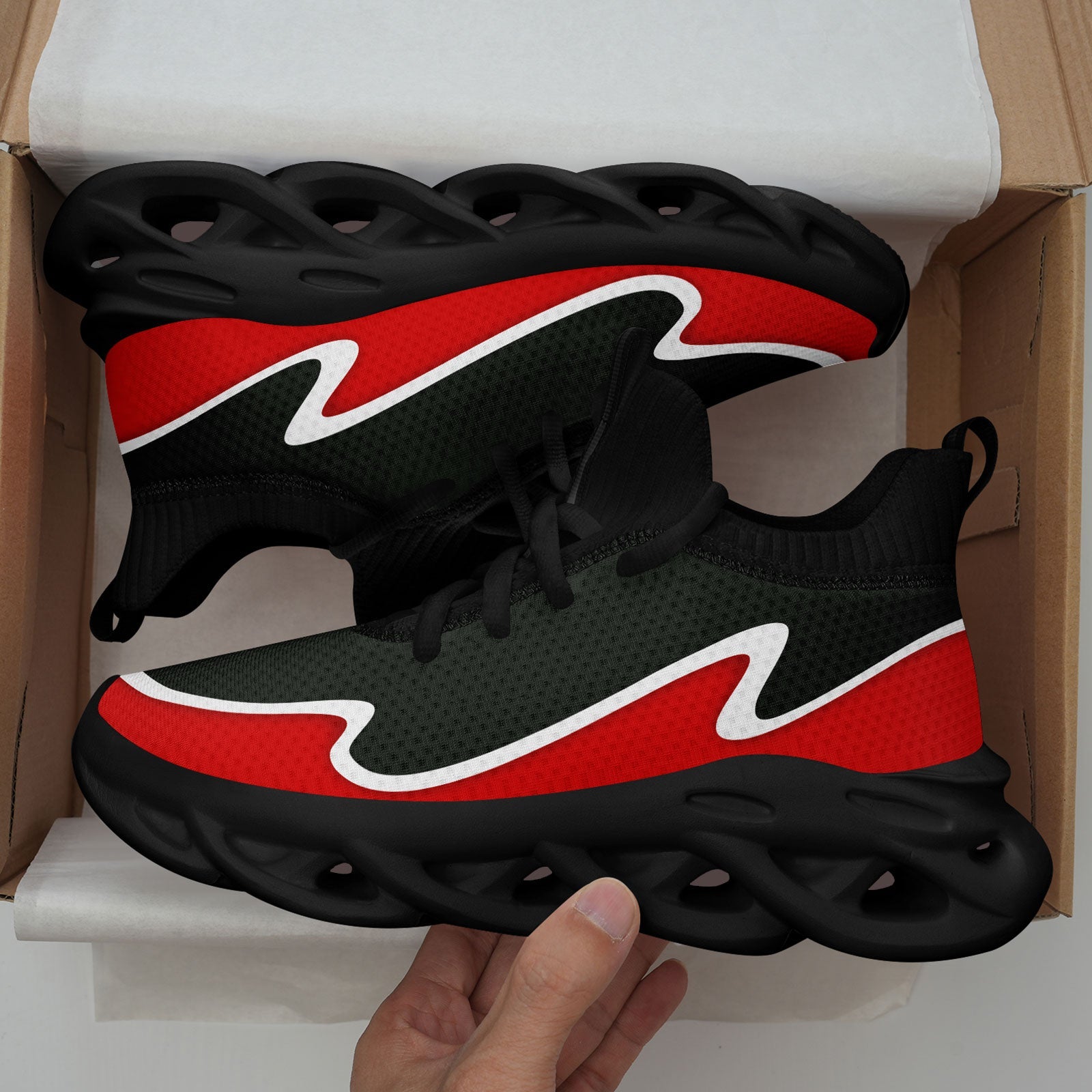 Custom Forest Red Maxsoul Shoes Personalized Sneaker FN030A-E020011-11