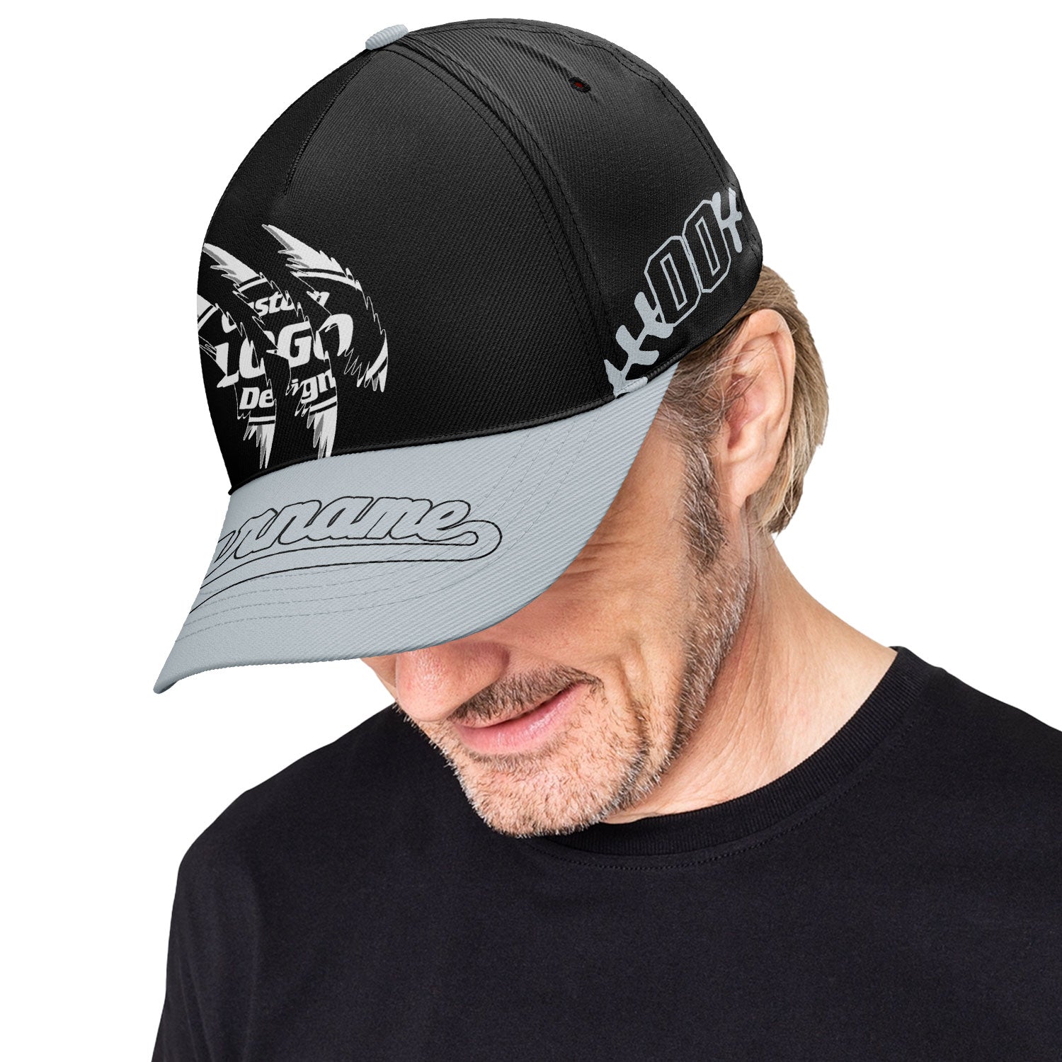 Custom Hat Sport Design Cap Stitched Adjustable Personalized YW061-E025019-10