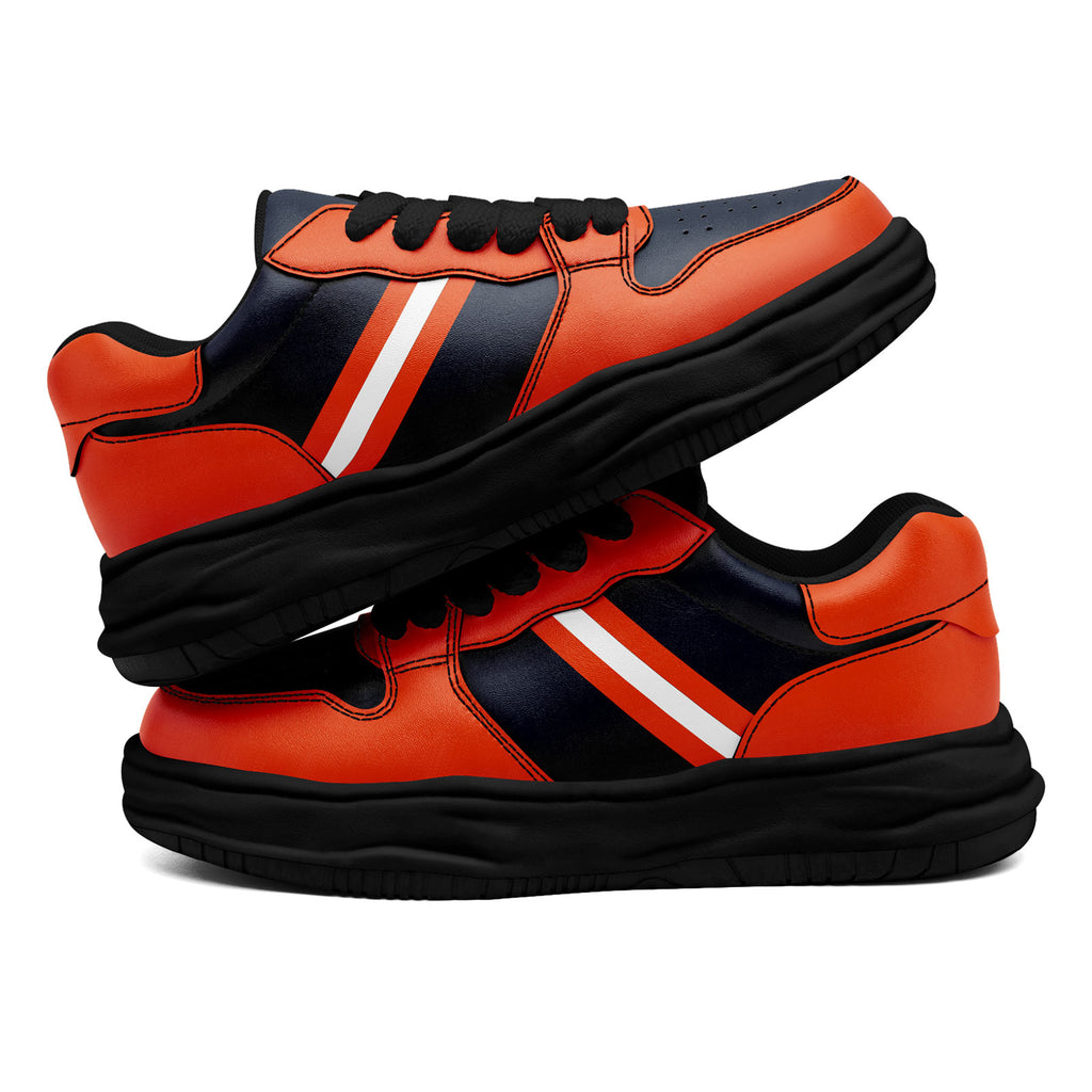 Custom Blue Orange Chicago Shoes Personalized Sneaker FN032-D020389-7