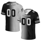 Custom Grey Black Las Vegas Personalized Authentic Football Jersey FBJ02-D028017-26