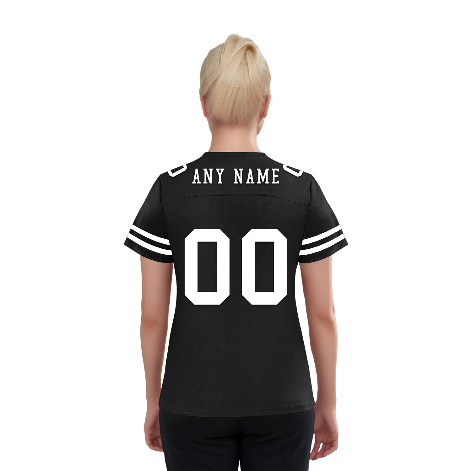 Custom Black Classic Style Personalized Authentic Football Jersey FBJ02-bd0a70bc