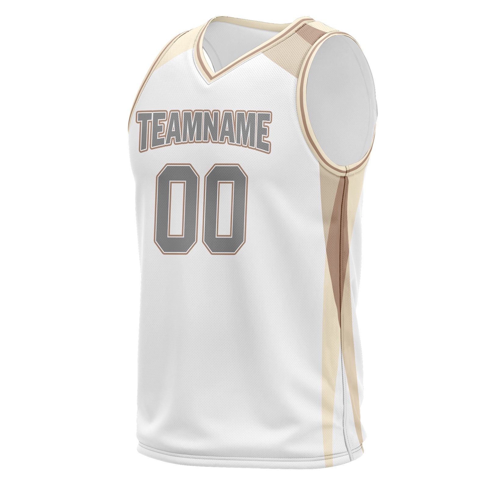 Custom White Gold City Edition Personalized Sports Uniform Authentic Basketball Jersey BBJ01-D06101-5