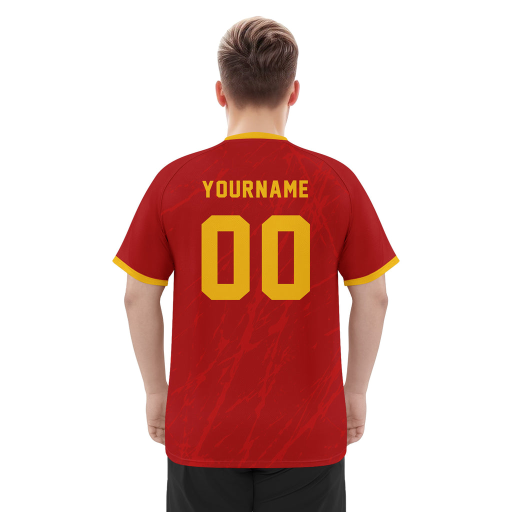 Custom Spain 2026 World Cup Football Shirt Customized Soccer Jersey for Fans Add Your Name & Number FZ190-F009153-4