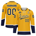 Custom Yellow Personalized Hockey Jersey HCKJ01-D0a70cb