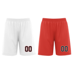 Custom White Red Classic Style Reversible Basketball Uniform Personalized Ordinary BBJR-D017037