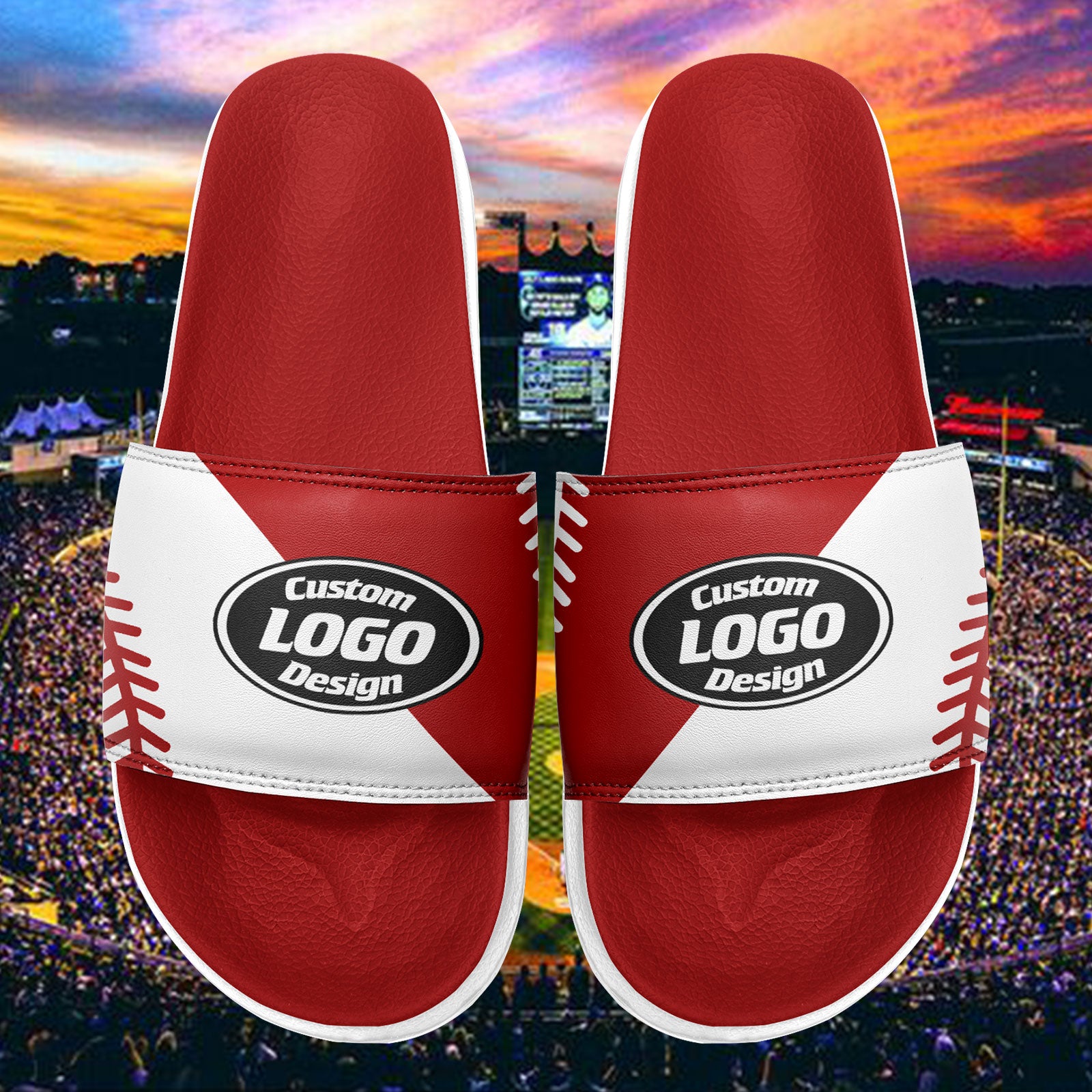 Custom Personalized Slide Sandal Shoes Personalized Sneaker FN055-E023029-30