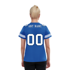 Custom Blue Classic Style Personalized Authentic Football Jersey FBJ02-bd0a700f