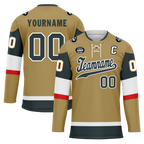 Custom Yellow Personalized Hockey Jersey HCKJ01-D0a70de