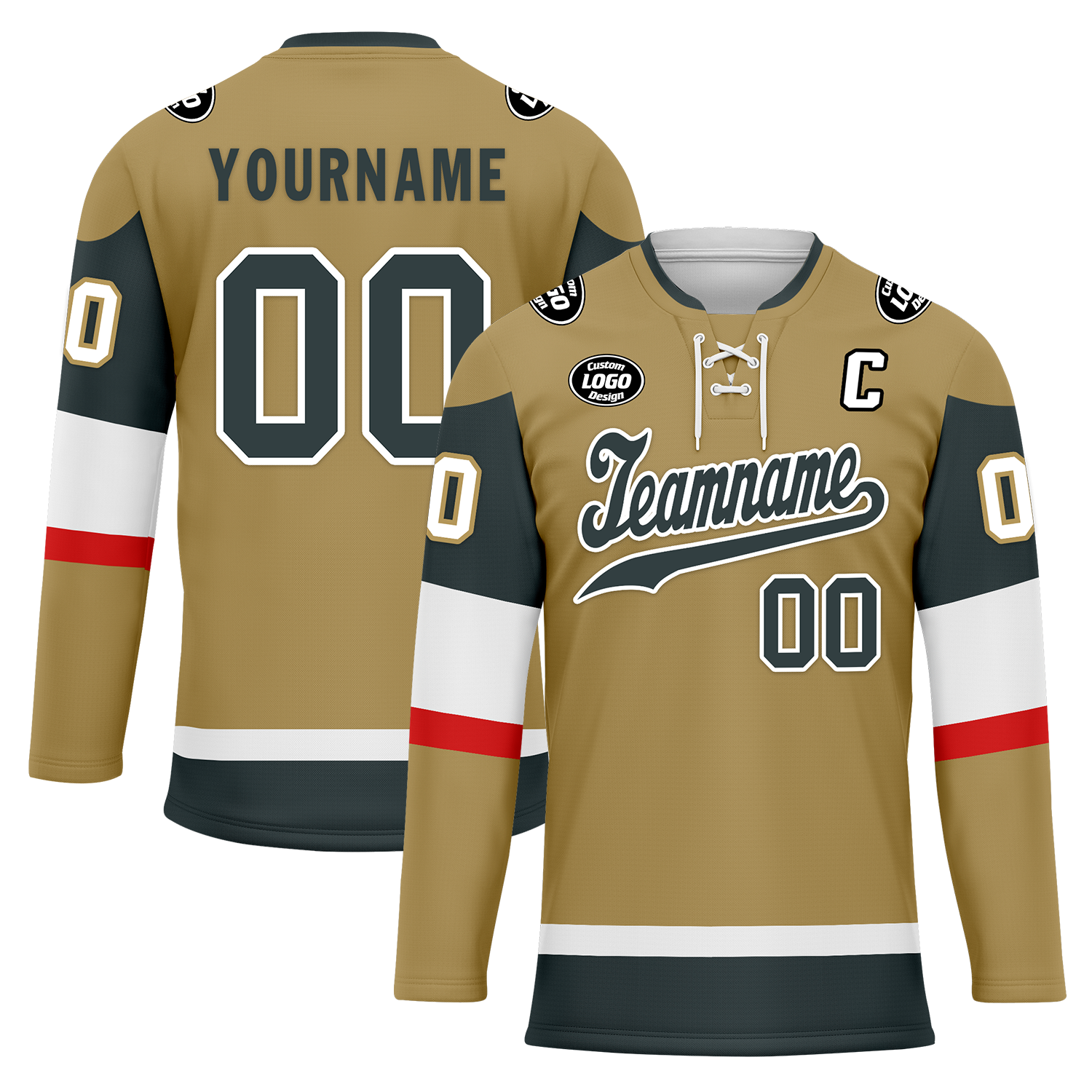 Custom Yellow Personalized Hockey Jersey HCKJ01-D0a70de