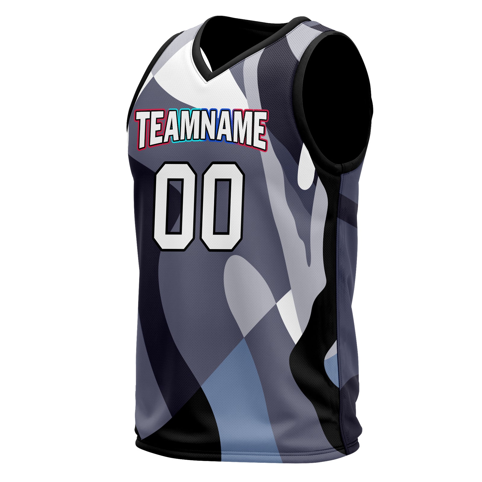 Custom Cyan Blue Camouflage City Edition Personalized Sports Uniform Authentic Basketball Jersey BBJ01-D06101-3