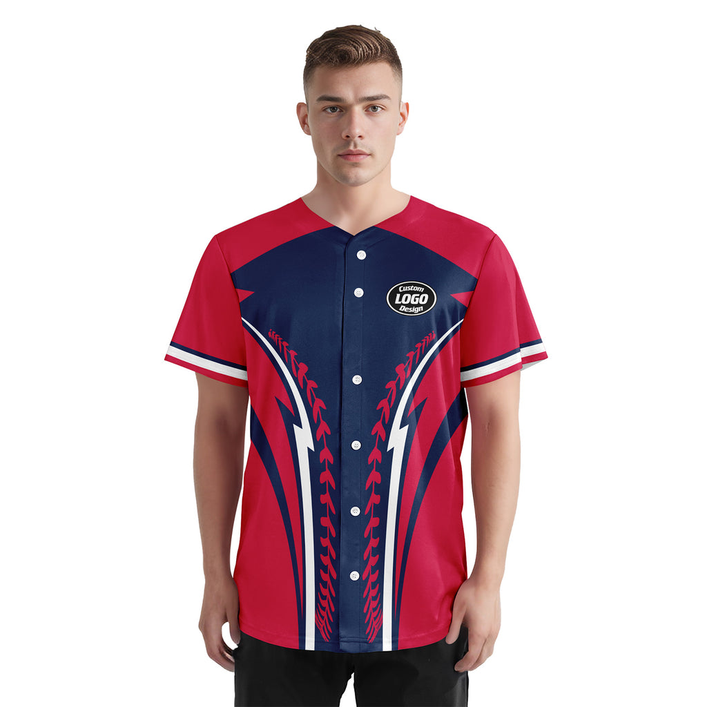 Custom Personalized Authentic Baseball Jersey BSBJ01-E023019-3