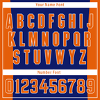 Custom Blue Classic Style Orange Personalized Authentic Baseball Jersey BSBJ01-bd0faba