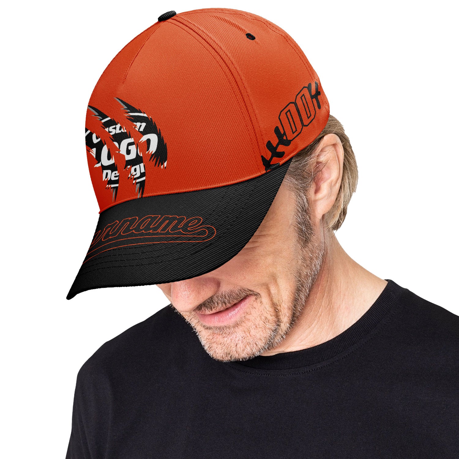 Custom Hat Sport Design Cap Stitched Adjustable Personalized YW061-E025019-4