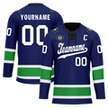Custom Blue Green Personalized Hockey Jersey HCKJ01-D0a70dc
