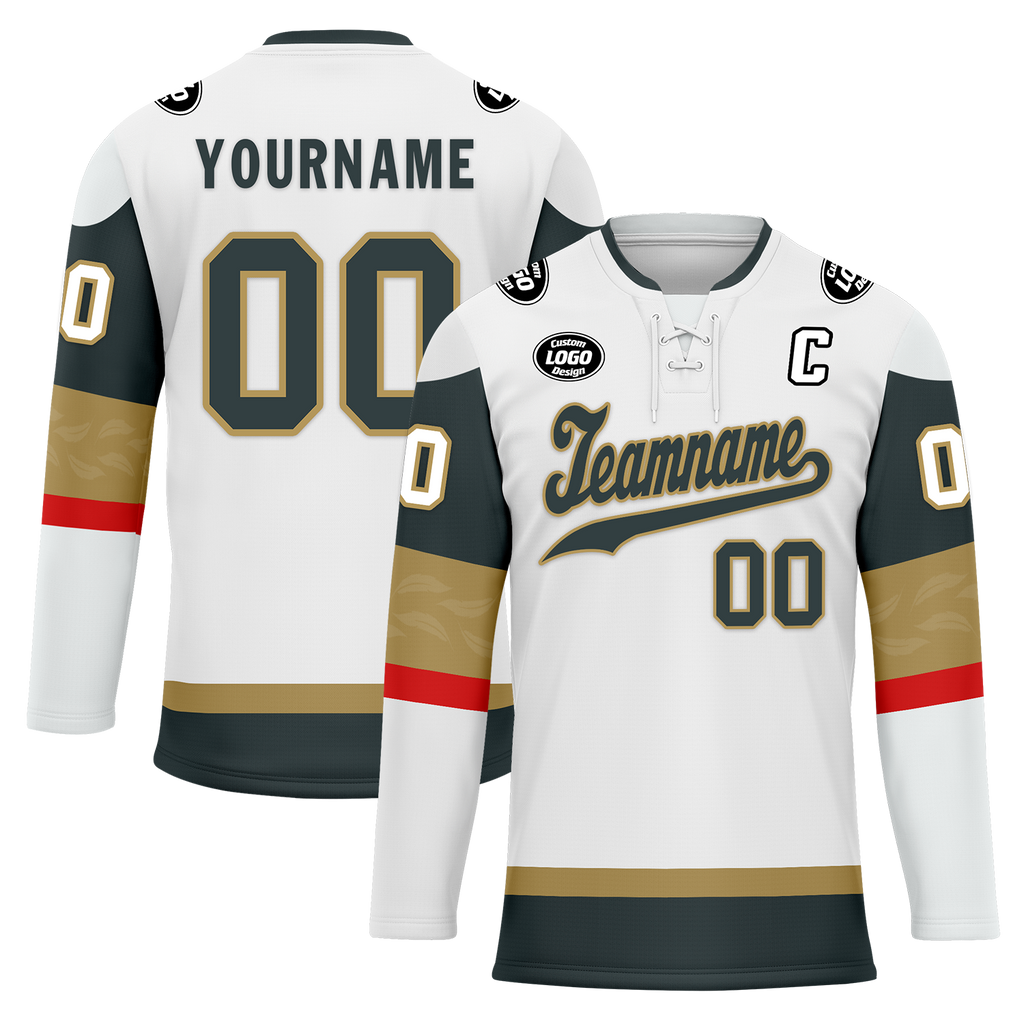 Custom White Personalized Hockey Jersey HCKJ01-D0a70df