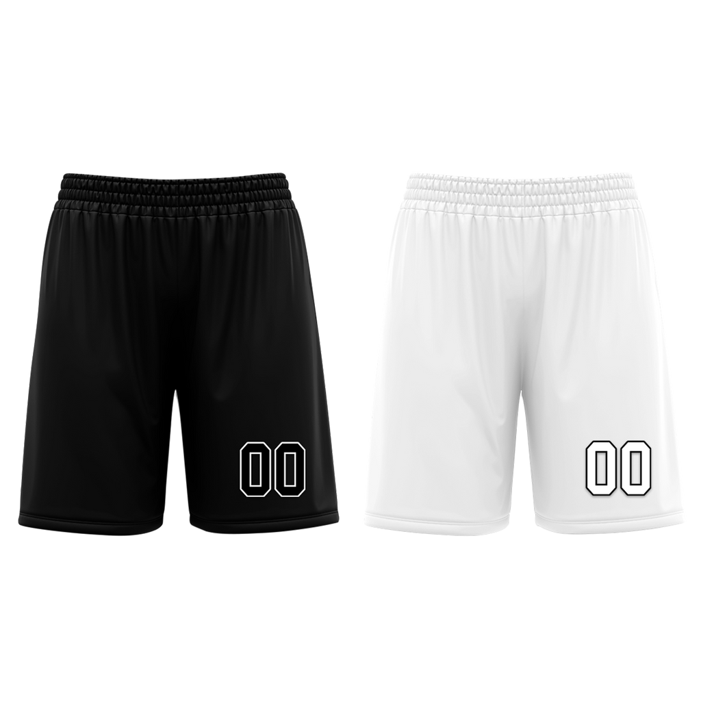 Custom Black White Classic Style Reversible Basketball Uniform Personalized Ordinary BBJR-D017007