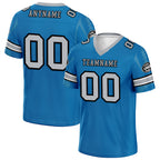 Custom Blue Detroit Personalized Authentic Football Jersey FBJ02-D025033-9