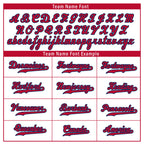 Custom White Red Jersey MaxSoul Shoes and Hat Combo Offer Personalized ZH-D0b009a-a