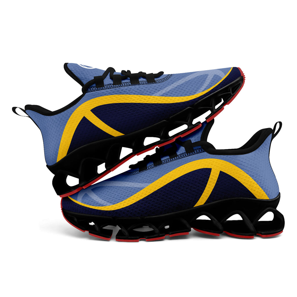 Custom Blue Yellow Maxsoul Shoes Personalized Sneaker FN003XD-D020391-11