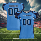 Custom Blue Deep Blue Tennessee High-Performance American Football Jersey FBJ06-D023001-32