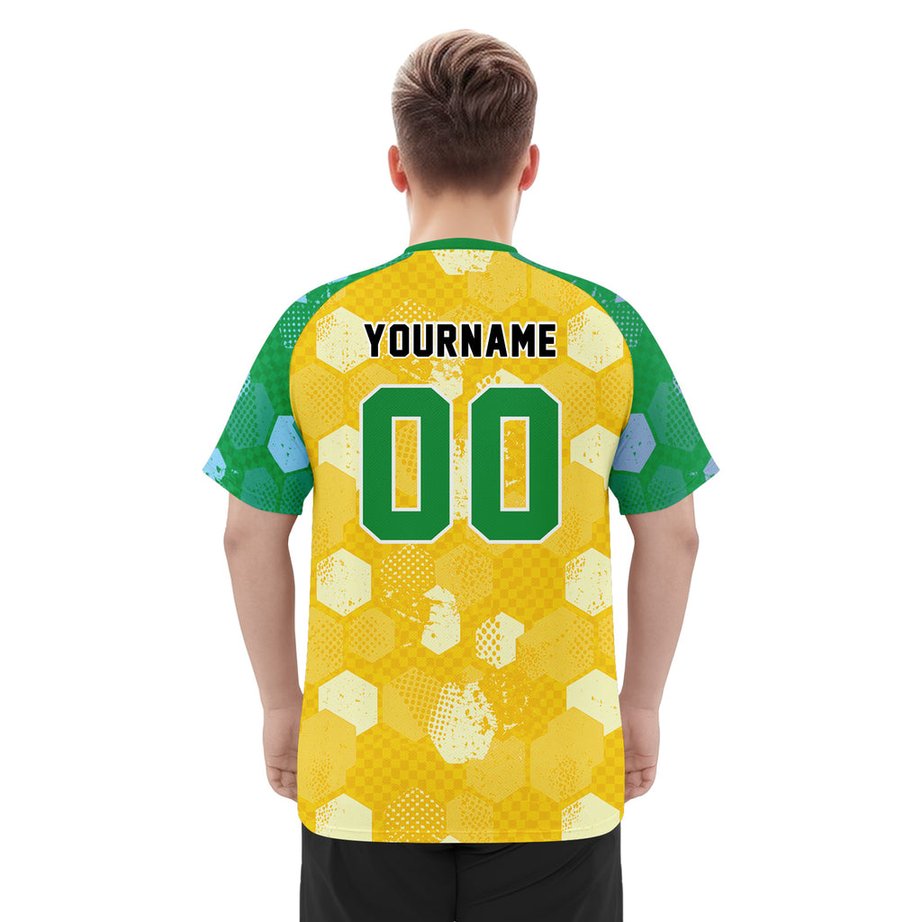Custom Brazil 2026 World Cup Football Shirt Customized Soccer Jersey for Fans Add Your Name & Number FZ190-F027083-3